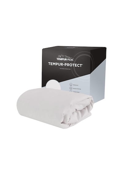 Tempur-protect Su Geçirmez Yatak Koruyucu, Tam, Beyaz