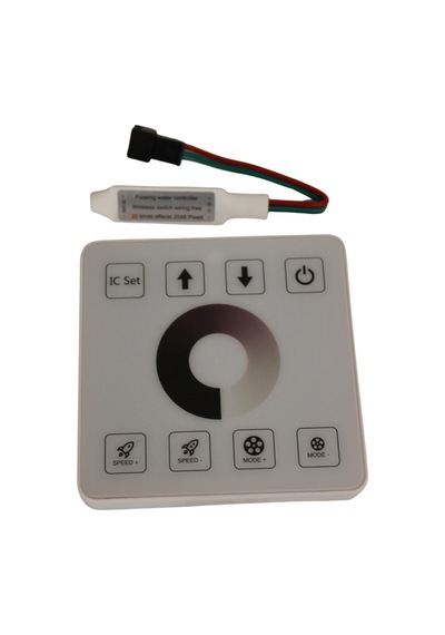 12-24 Volt Tek Renk Pixel Şerit Led Kontrol Duvar Tipi Kablosuz 86 Panel Anahtar