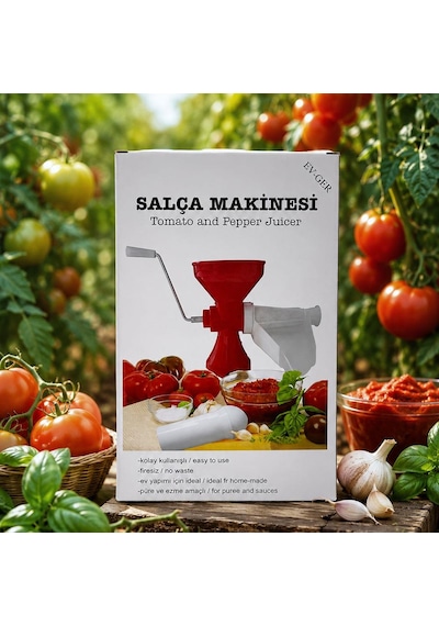 Salça Makinası Ev Tipi Pratik Evger