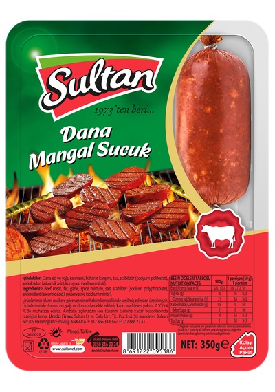 Sultan Etçi Mangal Sucuk 300 G