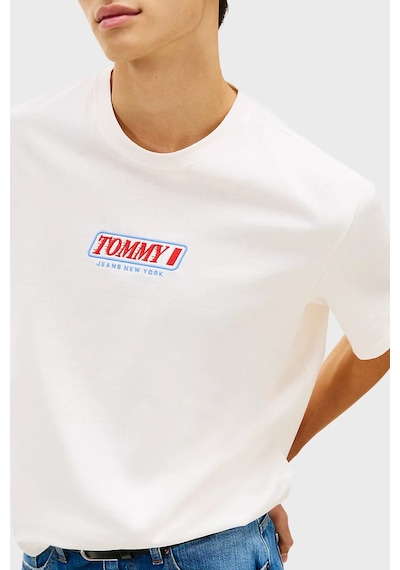 Tommy Jeans Logolu Pamuklu Regular Fit Bisiklet Yaka T Shirt Erkek T Shirt Dm0dm22546 Ybh Beyaz Tommy Jeans Logolu Pamuklu Regular Fit Bisiklet Yaka T Shirt Erkek T Shirt Dm0dm22546 Ybh Beyaz