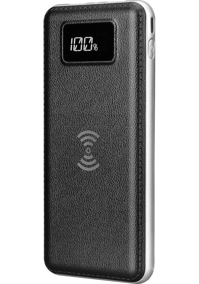 S-link Ip-g10w 10000mah Lcd Göstergeli Kablosuz Powerbank Siyah Taşınabilir Pil Şarj Cihazı