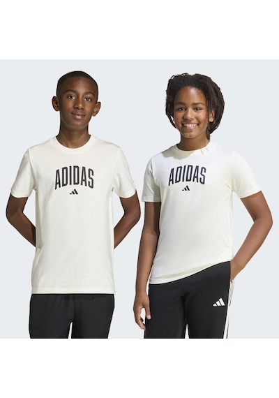 Adidas Collegiate Graphic Çocuk Beyaz Tişört Ke1347 Beyaz