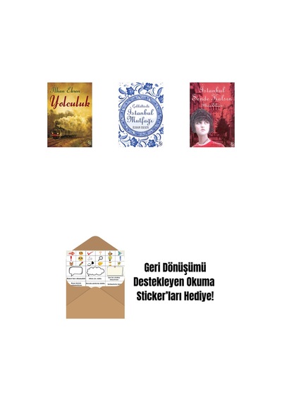 Yolculuk + İstanbul Mutfağı + İstanbul Sende Kalsın + Okuma Sticker'ları