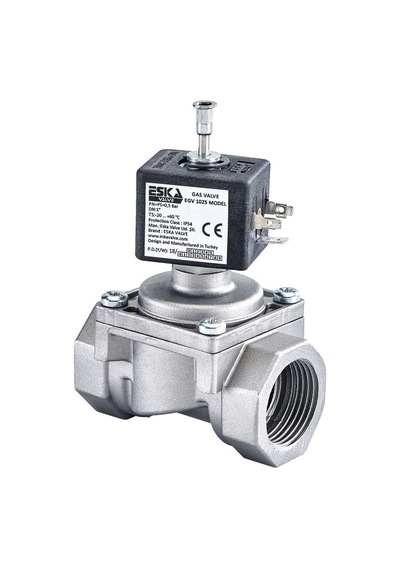 Eska Egv 1020 Normalde Açık Selonoid Vana 220Vac-12Vdc - 3/4"