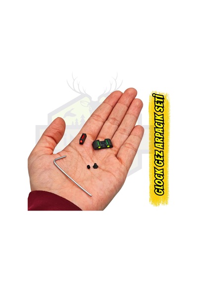 Glock Gez Arpacık Takımı - Kırmızı Arpacık & Yeşil Gez
