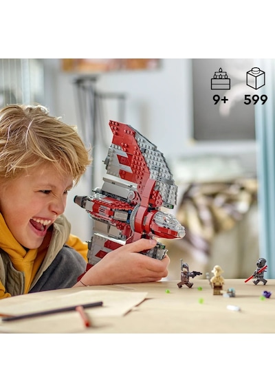 LEGO® Star Wars™ 75362 Ahsoka Tano'nun T-6 Jedi Mekiği 75362 - 9+ Yaratıcı Oyuncak Yapım Seti (601 Parça)