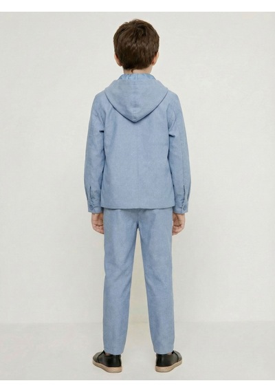 Xo Kids Erkek Çocuk 3lü Alt Üst Takım 6-9 Yaş 13216 Mavi