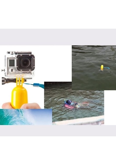 Sjcam Xiaomi Yi Eken Soocoo Gopro Uyumlu Monopod Şamandıra Bobber Çok Renkli