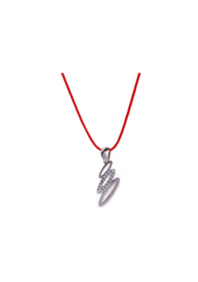 925 Ayar Gümüş Üçlü Işıltılı Hare Tasarım Kadın Choker Kolye Gümüş