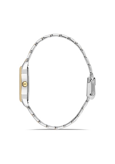 Ferro Fl21766awt-d Quartz Çelik Sarı Gri 28 Mm Kadın Kol Saati