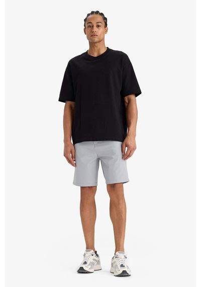 DeFactoFit Standart Fit Sporcu Kısa Paça Dokuma Şort E4137AX25SMGR454