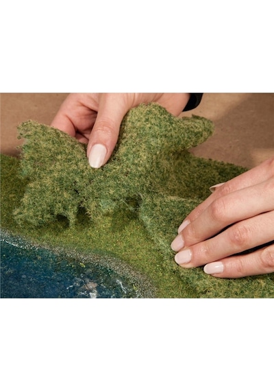Noch 7280 Çayır Dokulu Folyaj, Açık Yeşil, 20x23 Cm., Diorama Malzemesi-59298