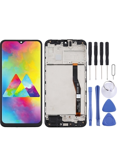 Samsung Galaxy Uyumlu M20 Lcd Ekran +tamir Seti Çerçeveli Siyah Renk İlanı Ekran