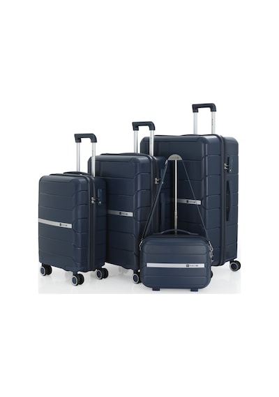 Mçs Polipropilen 4lü Valiz Seti V366 S21sy1000048-set 00008 Lacivert
