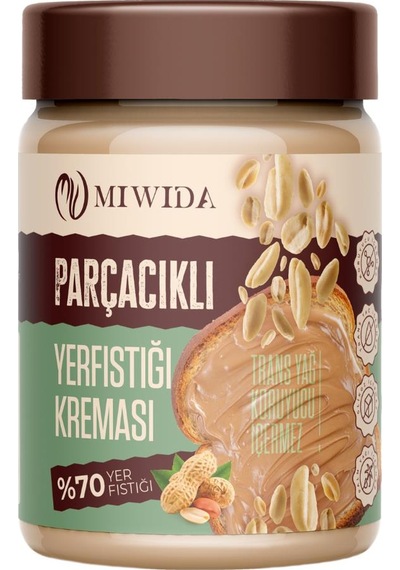 Miwida Parçacıklı Yer Fıstığı Kreması 350 G