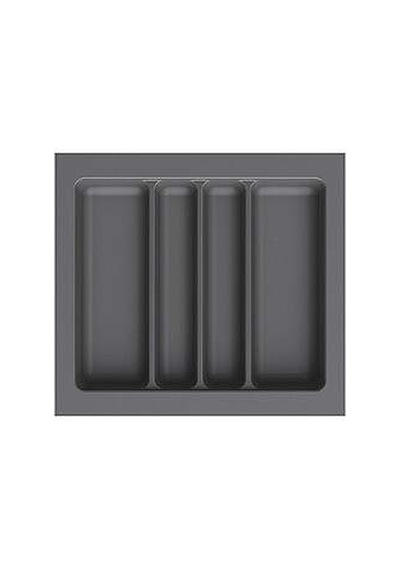 Starax 54x49 Gri Plastik Kepçelik 4 Gözlü Modül 60cm S-2687-gp Çok Renkli