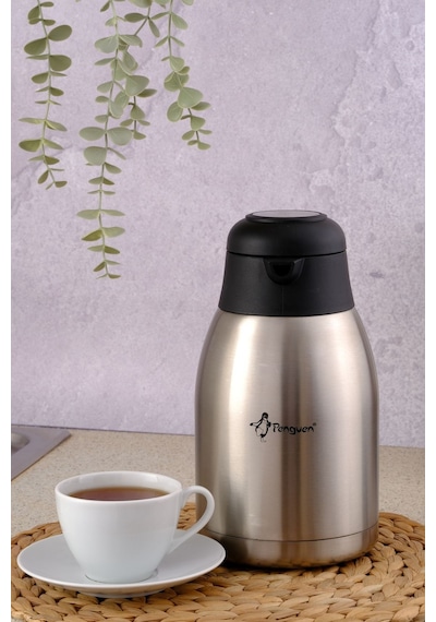 Penguen 1200XS - 2 Litre Paslanmaz Çelik Termos Çelik Tabanlı