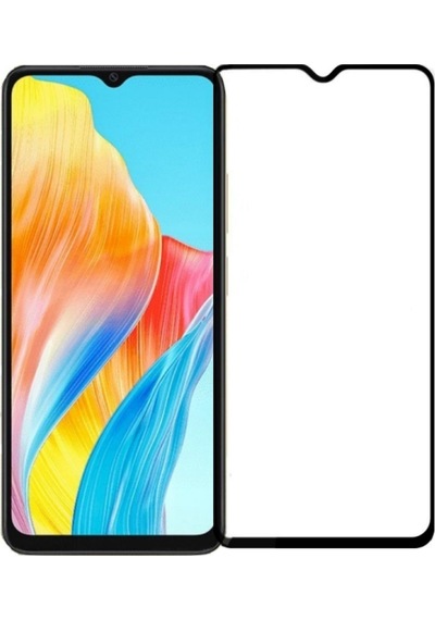Nettech Oppo A38 Uyumlu 5d Glas Full Cam Koruyucu - Siyah
