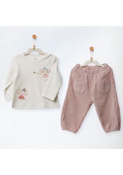 Kız Bebek 2 Li Takım - Andywawa - Mürdüm - 3-6 Ay