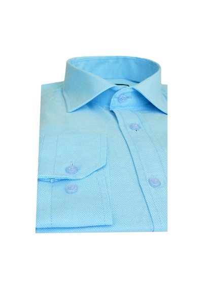 Erkek Gömlek Uzun Kol Silim Fit Armürlü Bgl-st01462 Mint