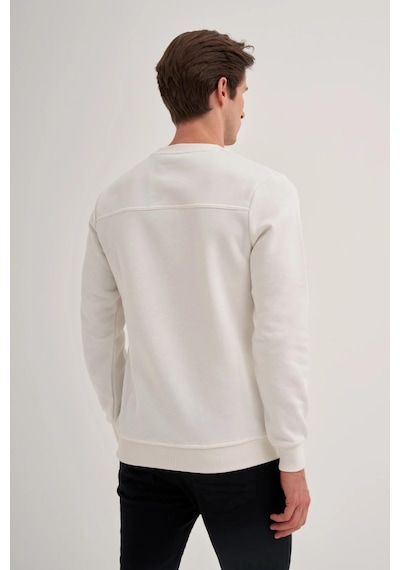 Cazador 5062 Erkek 3 İplik Sweatshirt Ekru