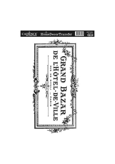 Hdt-34 Home Dekor Transfer