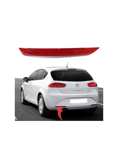 Seat Leon Sol Arka Tampon Reflektörü 2009-2013 1P0945105D 529459537