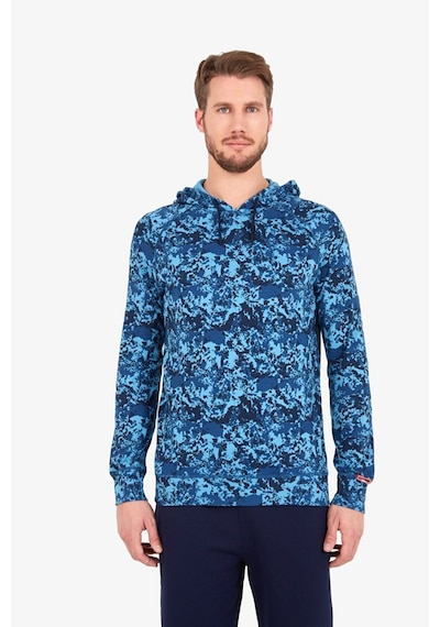 Blackspade 7579 Kapüşonlu Erkek Mavi Sweatshirt