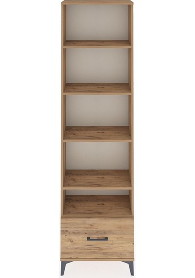 Arges Dolap 5 Raflı Tek Çekmeceli 60x30x221 Çam-çam Çam