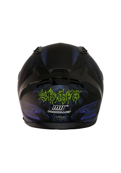 Motoanl Ece 22.r06 Sertifikalı Double Vizör Full Face Kask Mision Blue Mavi