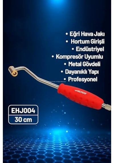 Jakı Hortum Girişli Endüstriyel Kompresör Uyumlu Metal Gövdeli Dayanıklı Yapı Profesyonel Hava Bağlantı Aparat