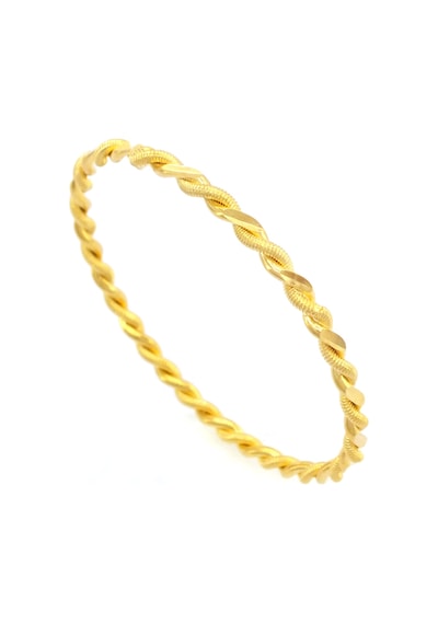 Bz Altın Kaplama 4,5 Mm Adana Burması Bilezik Blz-1208 Altın