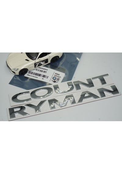 Mini Cooper Countryman R60 F60 Krom Metal 3m Bagaj Yazı Logo
