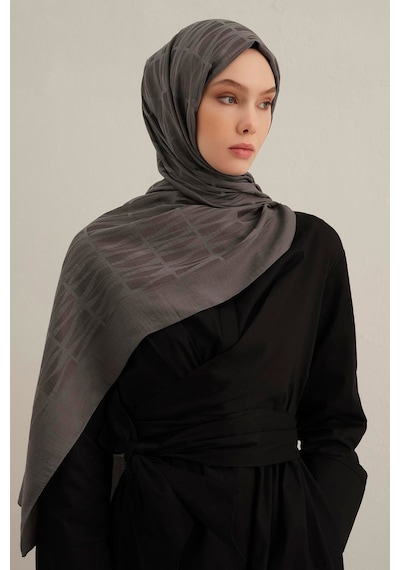 Armine Lyocell Şal - 3 - Füme 18