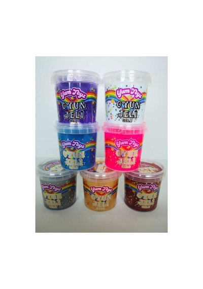 Yumtoys Gold Serisi Slaym - Hazır Slime 6 Renk 7 Kutu 140x7 Gr Gümüş, Sarı, Kırmızı, Mavi, Pembe, Mor, Beyaz