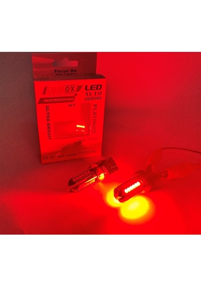 Femex Platinum Tek Duy/çift Duy T20 Non-direction 7440/7443 15w Kırmızı