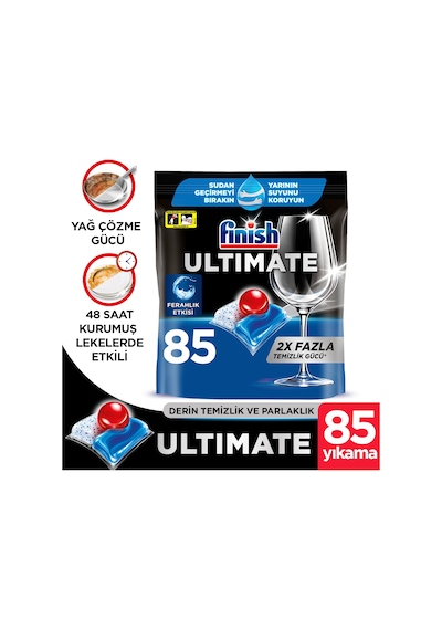 Finish Ultimate Bulaşık Makinesi Deterjanı Kapsül Tablet 85 Adet
