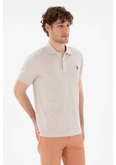 U.S. Polo Assn. Gtp04ıy026 Taş Erkek Polo Yaka T-shirt Pu-8731 2XL