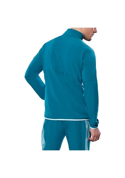 Mizuno Charge Printed Jacket Erkek Yağmurluk Mavi