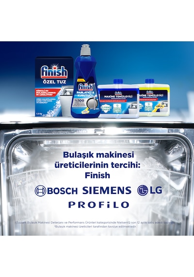 Finish Bulaşık Makinesi Parlatıcı & Kurutucu Sıvı Limon 800 ml