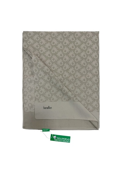Benetton Elegante Şal - Uno - Taş