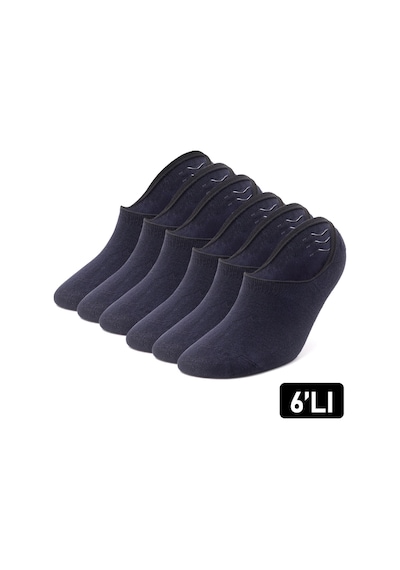 Just Inner Erkek 6 Lı Bambu Çorap Babet Premium Ayak Sağlığı 11400 Lacivert