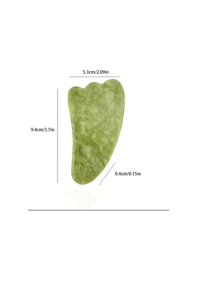 Donguan 1 Adet Güzellik Jade Taşı + Gua Sha Rulosu, Masaj Seti Diğer