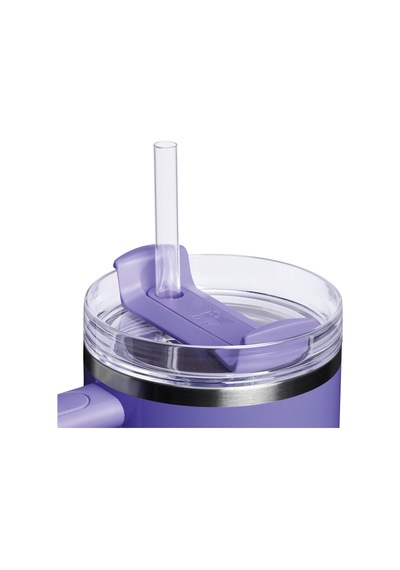 Quencher H2.0 Flowstate Pipetli Termos Bardak 1.18 Litre - Parlak Mor Dahlia Shimmer Paslanmaz Çelik Çok Renkli