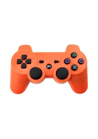 Ps3 Dualshock 3 Kablosuz Oyun Kolu Renk Seçenekli - Turuncu