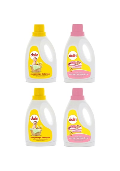 Sıvı Çamaşır Deterjanı 1500 Ml X2 Adet Bahar Ninnisi Yumuşatıcı 1500 Ml X2 Adet