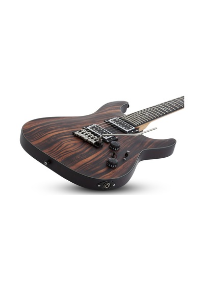 Schecter C-1 Exotic Ebony Elektro Gitar (Natural Satin)