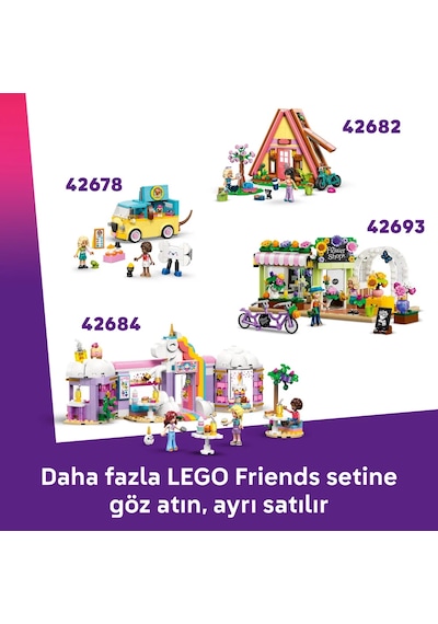 LEGO® Friends Orman Çay Partisi 42690 - 6 Yaş ve Üzeri Çocuklar için Mini Bebek İçeren Yaratıcı Oyuncak Yapım Seti (116 Parça)