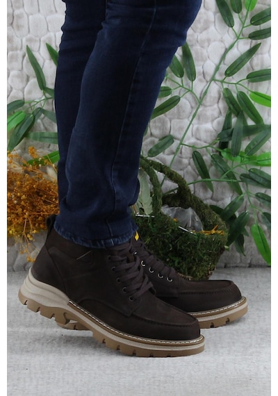 Bulldozer 250015 Rahat Orijinal Ürün Nubuk Hakiki Deri Erkek Bot Kahve